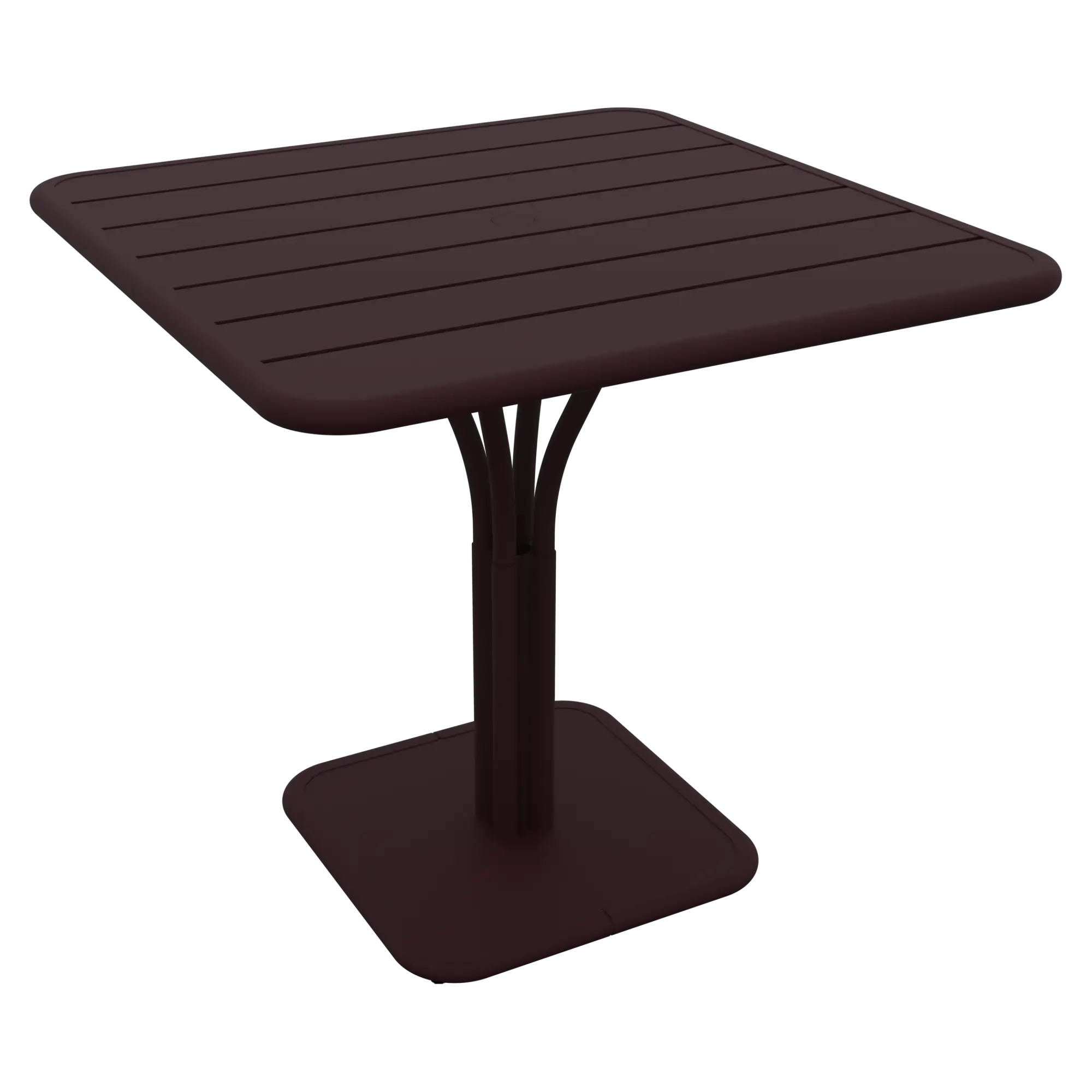 Fermob tuintafel Luxembourg - 80 x 80 cm. - black cherry