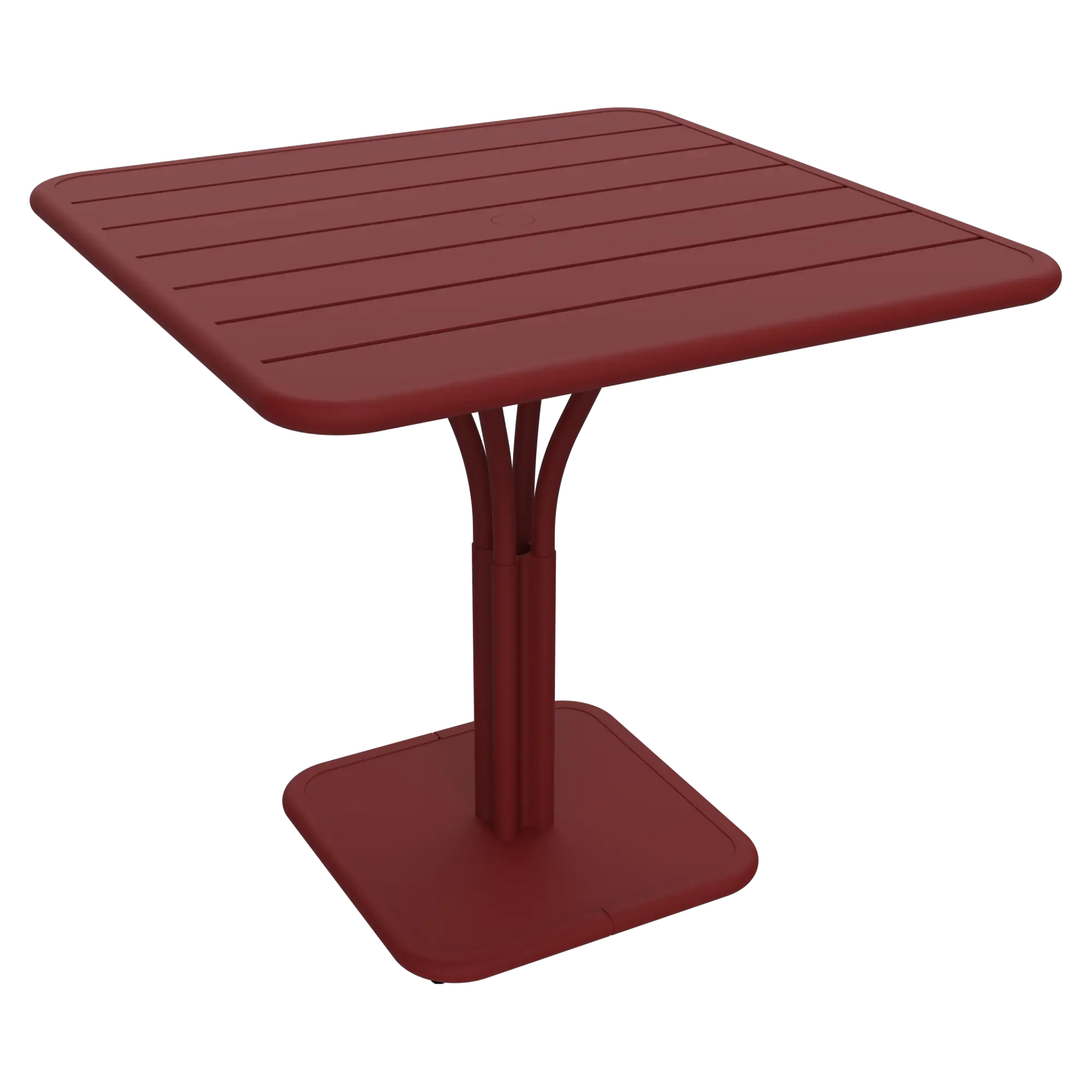 Fermob tuintafel Luxembourg - 80 x 80 cm. - Chili