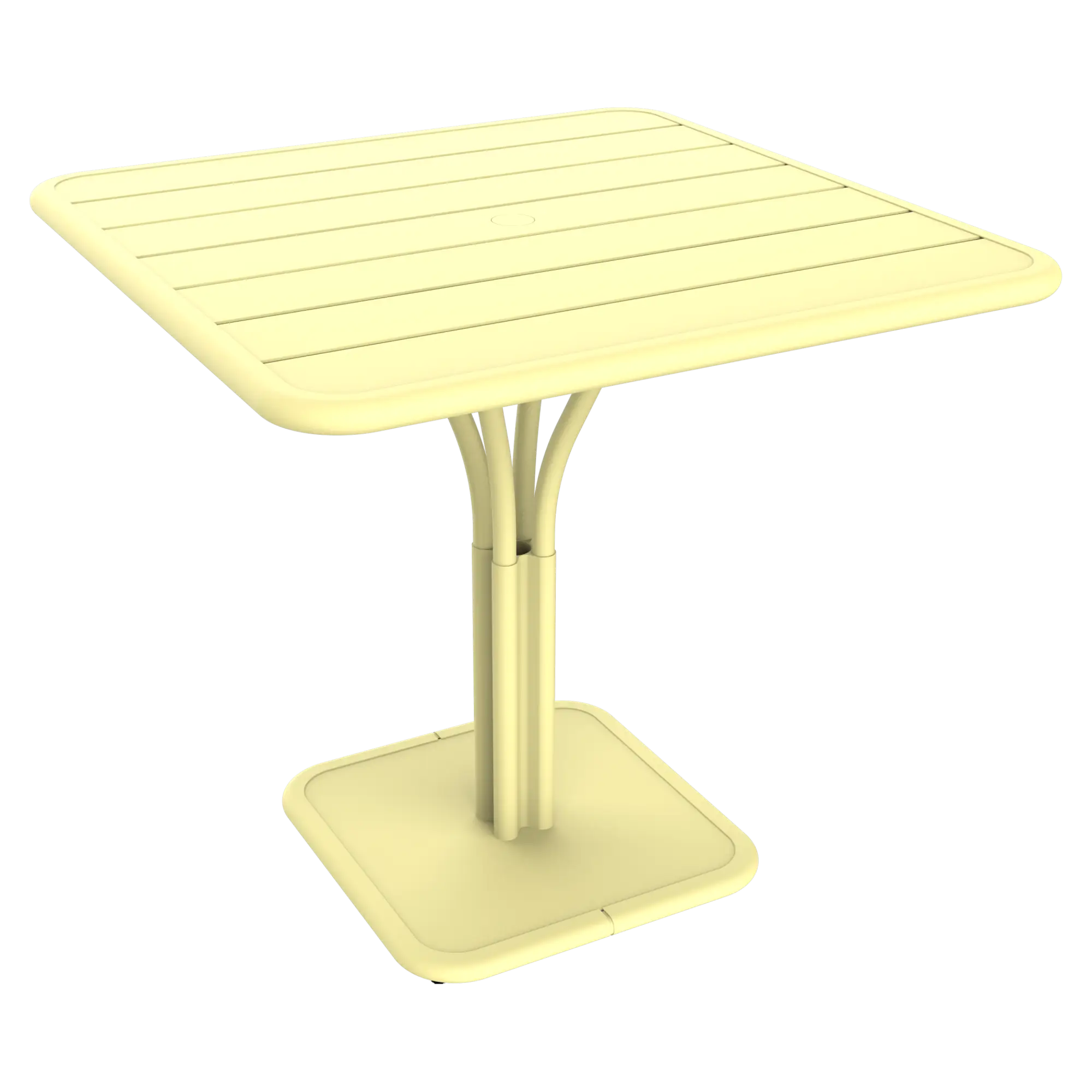 Fermob tuintafel Luxembourg - 80 x 80 cm. - Frosted Lemon