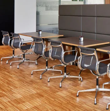 vitra Eames Aluminium Chair EA 107 - Conference - Netweave