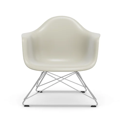 vitra vitra Eames Plastic Armchair LAR RE - verchroomd - pebble RE