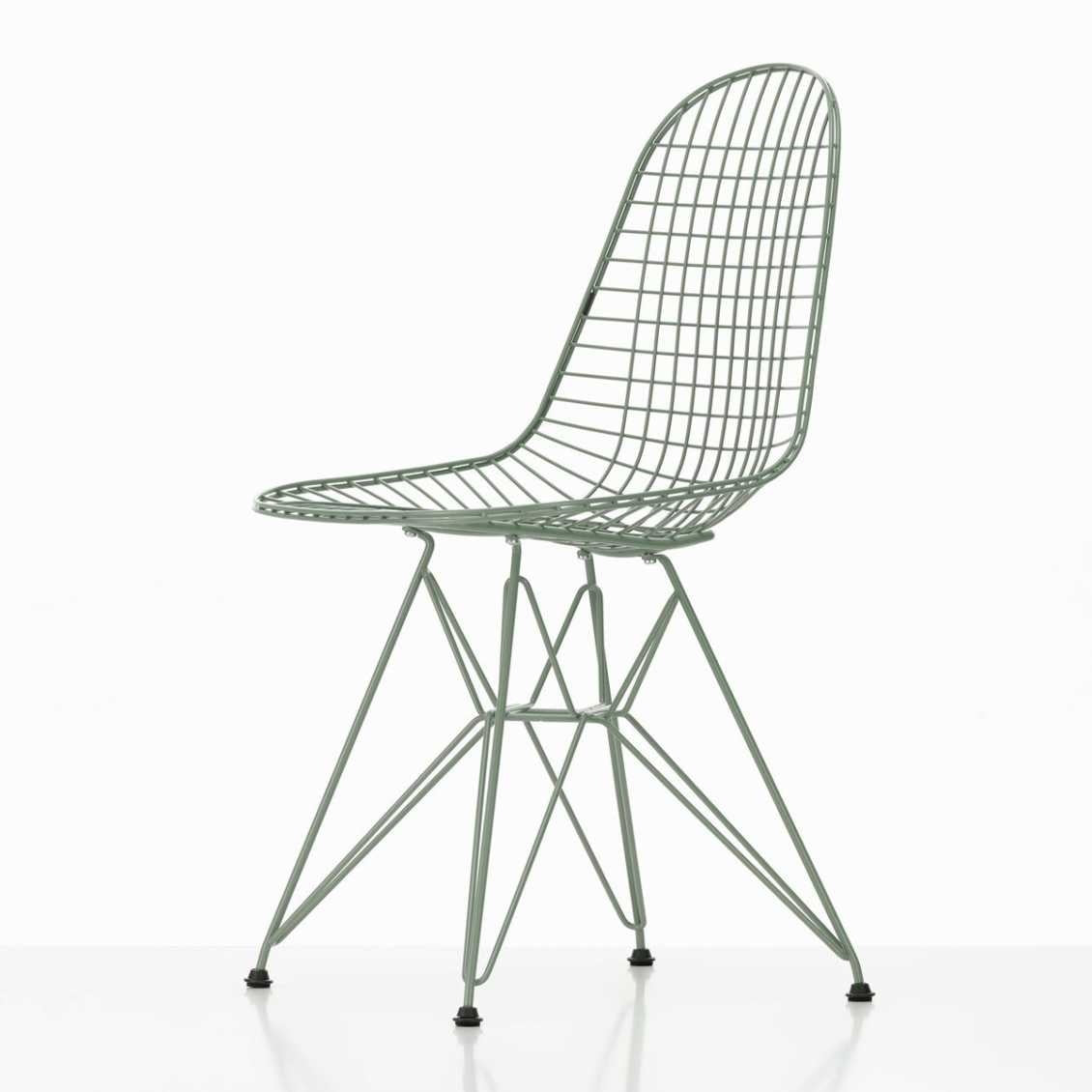 vitra Eames Wire Chair DKR - nieuwe kleuren - donker groen